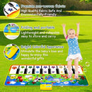 M SANMERSEN Piano Mat, 53'' x 23'' Musical Toys for Toddlers Floor Piano Touch Playmat with 8 Animal Sounds, Music Keyboard Dance Mat Toddler Toys Gifts for Boys and Girls 1 2 3 4 5 Year Old by TinyTreasures Baby Boutique