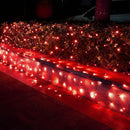 Led Christmas Net Lights Outdoor Christmas Decorations 120Led 6Ftx4Ft Connectable Waterptoof Mesh Net Lights for Trees Bushes Wedding Garden Outdoor Christmas Decorations (Red) by GreenHaven Gardens