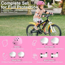 Vvinca Kids Toddlers Bike Helmet Adjustable for Ages 3-5-8 Years, Knee Pads and Elbow Pads Set Wrist Guard Sports Protective Gear Set for Roller Skate Bicycle Skateboard Scooter Girl Boy Birthday Gift by TinyTreasures Baby Boutique