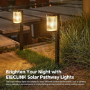 Solar Pathway Lights Outdoor, 6 Pack Upgraded Outdoor Solar Lights for Outside Super Bright Up to 12Hrs, IP65 Waterproof Solar Garden Lights for Yard Landscape Path Walkway Decoration by CozyNest Decor