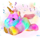 Cuteoy Glowing LED Unicorn Light-up Nightlight Toys Musical Plush Stuffed Animal Singing Lullabies Birthday Christmas Plushies Gifts for Kids Boys Girls,13" by TinyTreasures Baby Boutique