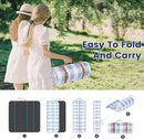 sapsisel 80”x 80” Picnic Blanket Extra Large, Waterproof and Foldable Beach Blanket, 3-Layer Outdoor Blanket for 6 to 8 Adults, for Camping, Park, Beach, Grass, Indoors… by TinyTreasures Baby Boutique