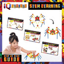 | STEM Learning Toys | Creative Construction Engineering | Fun Educational Building Set for Boys & Girls Ages 3-10 | Top Blocks Game Kit by TinyTreasures Baby Boutique