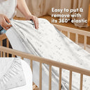 Sweety Fox 2-Pack Crib Sheets - Soft Cotton Jersey Fitted Sheets for Boys and Girls, Mini Crib Sheets, Toddler Bed Sheets (Woodland) by TinyTreasures Baby Boutique