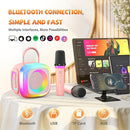 Mini Karaoke Machine for Kids Adults: Portable Karaoke Machine with 2 Wireless Mics for Home Party - Singing Karaoke Speaker Toy Gift for Girls Boys Ages 4 5 6 7 8 9 10 11 12+ Years Old Birthday by TinyTreasures Baby Boutique