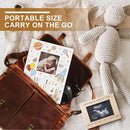 Lanpn Baby Photo Album 4x6 100 Pockets 2 Packs, Mini Linen DIY Window Newborn Bebe Album Memory Book Sets, Holds 100 Top Loader Vertical Pictures Gift for Kids Boy Girl Baby Shower, Colorful by TinyTreasures Baby Boutique