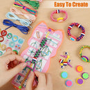 FUNiOi Bracelet Making Kit for Girls 8-10 12 Year Old - DIY Friendship Bracelets Crafts Toys for Kids Ages 6, 7+, Cool Birthday Gift Idea - Cute Squirrel Appearance Bracelet String Maker by TinyTreasures Baby Boutique
