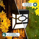 SOLPEX 16 Pack Solar Deck Lights Outdoor, Solar Fence Lights，2 Modes Christmas Garden Decoration Lights,RBG/Warm White LED Decorative Lighting for Garden，Yard，Post，Path&Driveway by GreenHaven Gardens