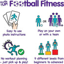Shuffle Up Soccer Card Games - 70+ Fun & Active Skills Cards for Kids, Fitness Cards Develop Fundamentals, Stamina & Strength, Easy to Play for Kids | Multiple Skills Level Card Include 2 Dices by TinyTreasures Baby Boutique