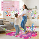 Princess Dance Mat Toy Gift - Popular Light Up Dancing Mat for Toddlers Kids Girls Ages 3 4 5 6 7 8 9 10 11 12 Year Old Christmas Party Presents Floor Mat Electronic Games Exercise Dance Pad by TinyTreasures Baby Boutique