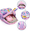 3D Butterfly Toddler Backpack - Cute Animal Cartoon Mini Travel Bag for Girls 1-3 Years,Waterproof Kids Preschool Backpack with Personalized Design (Butterfly Style) by TinyTreasures Baby Boutique