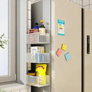 Magnetic Basket Organizer Holder for Fridge Magnetic Storage Bin Box Containers for Refrigerator Whiteboard Classroom (Small, Black) by CozyNest Decor