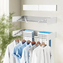 Drying Rack Clothing,Clothes Drying Rack Wall Mounted,Collapsible Hanging Racks for Laundry,Laundry Drying Rack,Wall Mounted Clothes Rack(31.5"-White) (White, 31.5 Inch) by CozyNest Decor