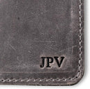 PEGAI Personalized Leather, Passport Holder For Travel | Handmade Passport Wallet Cover Case | Travel Document Holder, Passport Cover for Men, Women, and Family | Pike (Rock Grey) by TinyTreasures Baby Boutique