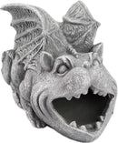Elenon Gargoyle Decorative Gutter Downspout Extension Statue, Gutter Guardian Rain Downspout Extender, Garden Splash Block Outdoor Sculpture for 3" × 4" Down Spouts Decor by GreenHaven Gardens