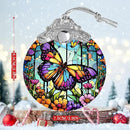 Butterfly Stained Glass Suncatcher, Jocidea Butterfly Ornament, Butterfly Christmas Ornament, Holidays Ornaments, Christmas Tree Ornament, Butterfly Decor, Gifts for Butterfly Lovers by GreenHaven Gardens