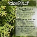 8-4-8 Acidic Fertilizer for Azaleas, Camellias (Camelia), Hydrangeas, Blueberries, Gardenias, Magnolia Trees, Evergreens, and Rhododendrons - Ideal Iron-Rich Plant Food (12 OZ) by GreenHaven Gardens