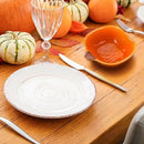 Dandat Fall Ramekins 6 oz Oven Safe Pumpkin Ceramic Ramekins Small Creme Brulee Dishes Dipping Pumpkin Baking Dish Shaped Bowl Plates for Serving Dip, Sauce, Condiments and Snack(8 Pcs) by CozyNest Decor