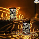 Outdoor Solar Lanterns ,Owls Projection Patterned Outdoor Lanterns with Handles LED Solar Light Outdoor Waterproof Garden Lights for Garden，Yard, Table, Pathway(2 /Bronze) by GreenHaven Gardens