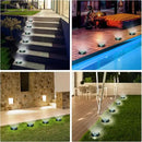 Solar Lights Outdoor Waterproof - New Upgraded Up and Side Light, 12 Pack 16 LED In-Ground Lights Outdoor Solar Lights for Yard Patio Garden Lawn Deck Outside Pathway Walkway Sidewalk (White Light) by GreenHaven Gardens