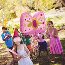 WERNNSAI Pink Bow Piñata - Girls Birthday Party Decoration Bow Tie Piñata with Blindfold and Bat for Kids Princess Theme Party Supplies favors by TinyTreasures Baby Boutique