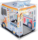 Melissa & Doug Fabric Double-Sided Food Truck Play Tent - Ice Cream and BBQ Role Play Toy Food Truck Tent, for Kids Ages 3+ by TinyTreasures Baby Boutique