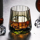 KAMMAK Crystal Whiskey Glasses Set of 2, Handcrafted 6.76oz Old Fashioned Glasses Stemless, Luxury Cocktail Glasses, Hand Blown Scotch Cup for Women, Men Gift for Rocks, Bourbon, Bar Barware by CozyNest Decor