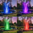 Custom Pro Color Changing Universal Upgraded Premium Light Kit for Oase & Pond Boss 1/4 HP Floating Fountain w/Remote by GreenHaven Gardens