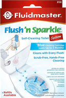 Fluidmaster 8100 Flush 'n Sparkle Automatic Toilet Bowl Cleaning System with Blue Cartridge, Upgraded Version by CozyNest Decor