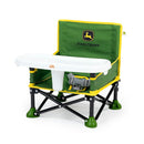 Bright Starts John Deere Pop 'N Sit Portable Booster Chair, Floor Seat, Indoor/Outdoor Use, Compact Fold, Green and Yellow, 6 Mos - 3 Yrs by TinyTreasures Baby Boutique