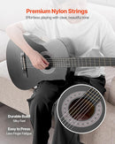 VEVOR Acoustic Guitar, Classical Guitar Starter Kit for Beginners, with Nylon Strings, Basswood Guitar, for Kids Adults Girls Boys Students by TinyTreasures Baby Boutique