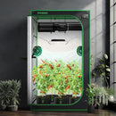 VIVOSUN S448 4x4 Grow Tent, 48"x48"x80" High Reflective Mylar with Observation Window and Floor Tray for Hydroponics Indoor Plant for VS4000/VSF4300 by GreenHaven Gardens