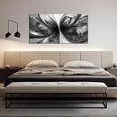 Abstract Wall Art for Living Room Black and White Pictures Wall Art Bedroom,Home Office Wall Decor 20 x 40 Inch by CozyNest Decor