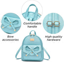 I IHAYNER Girls Bowknot Cute Leather Backpack Mini Backpack Purse for Women by TinyTreasures Baby Boutique