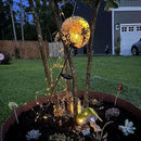 Tryme Solar Fairy Garden Lights - Moon Star Glass Globe Pathway Stake, Waterproof Outdoor Decorative Lights for Patio, Yard, Lawn by GreenHaven Gardens