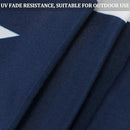 USA Pleated Fan Flag American US Bunting Flag Patriotic Half Fan Banner Flag with Canvas Header and Brass Grommets for 4th of July Memorial Day Indoor Outdoor Decoration (3, 2x4 Feet) by GreenHaven Gardens