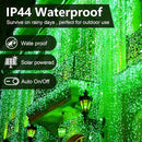 2 Pack 200 LED Solar String Lights St Patricks Day Decorations, 85.2ft 8 Modes Solar String Lights for Outside, Waterproof and Solar Powered Outdoor String Lights for Holiday Garden Tree Party (Green) by GreenHaven Gardens