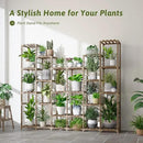 22 Tiers Plant Shelf for Plants Large Indoor Plant Stand Plant Rack Extra Large Wood Plant Stands for Hanging Plant Holder for Patio Balcony Garden by GreenHaven Gardens