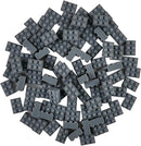 Strictly Briks Classic Bricks Starter Kit, Gray, 96 Pieces, 2x3 Studs, Building Creative Play Set for Ages 3 and Up, 100% Compatible with All Major Brick Brands by TinyTreasures Baby Boutique