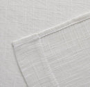MIUCO Semi Sheer Curtains Poly Linen Textured Solid Grommet Curtains 95 Inches Long for French Doors 2 Panels (2 x 37 Wide x 95" Long) Beige by CozyNest Decor