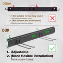 Charmount 96" Garage Storage Wall Organizer with 1200lbs, 12 Hooks Broom Holder Wall Mount, Garden Tool Organizer, Easy Installation Tool Storage to Accommodate Brooms, Hoses, Yard Tools and More by GreenHaven Gardens