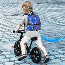 Accmor Toddler Backpack Leash with Anti Lost Wrist Link, Cute Mini Child Walking Harnesses Keep Kids Close Back Pack Rope Tether Rein for Baby Boys (Blue/Excavator) by TinyTreasures Baby Boutique