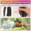 AUTOMAN Garden Hose Nozzle - 7 Patterns Sprayer, 100% Metal High Pressure Spray Nozzle, Labor-Saving Design, Heavy Duty Water Hose Nozzle for Garden Watering, Car Washing, Window Cleaning,Pets Bathing by GreenHaven Gardens