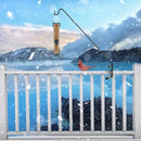 Ashman Deck Hook 32-Inch (1 Pack), Double Forged Solid Metal Single Piece Rod, Ideal for Bird Feeders, Plant Hangers, Coconut Shell Hanging Baskets, and Lanterns. by GreenHaven Gardens