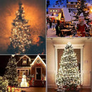 C9 Clear Christmas String Lights 25Ft C9 Outdoor Lights String with 26 Clear Bulbs, Hanging Christmas Roofline Light Patio Lights for Outdoor Decor 7 Watt C9/E17 Intermediate Base-Green Wire by GreenHaven Gardens