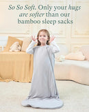 Supersoft Sleep Sack 1.0 TOG, Premium Bamboo Viscose Baby Sleeping Bag 2-Way Zipper Sleep Sack Baby Wearable Blanket by TinyTreasures Baby Boutique