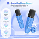 Mini Karaoke Machine for Kids Adults: Portable Bluetooth Karaoke Speaker with 2 Wireless Microphones, Karaoke Gifts for Girls Boys Ages 4-12+ Years Old Christmas Birthday Home Party(Navy Blue) by TinyTreasures Baby Boutique