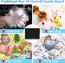 Hockvill LCD Writing Tablet for Kids 16 Inch, Toys for Girls Boys Drawing Pad for 3 4 5 6 7 8 Year Old Kid, Toddler Magnetic Doodle Board Travel Essentials Christmas Birthday for Children (Blue) by TinyTreasures Baby Boutique