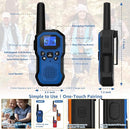 Walkie Talkies for Adults Long Range 2 Way Radios for Kids Rechargeable 4 Pack, Hiking Camping Skiing Cruising Gear with Lamp, USB-C, SOS Siren, NOAA Alert, iVOX Hands-Free, One-Touch Pairing by TinyTreasures Baby Boutique