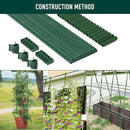 MAXPACE 62pcs Garden Stakes Kit: Includes 20 Sets of Fiberglass Plant Sticks Supports & Accessories for DIY 4ft, 5ft, 6ft, 7ft Stakes for Tomato, Vegetables, Indoor & Outdoor Gardening Supplies by GreenHaven Gardens